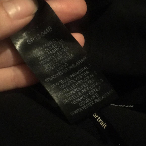 SOLD self portrait mesh-dot tiered blue dress 6 - Picture 5 of 6